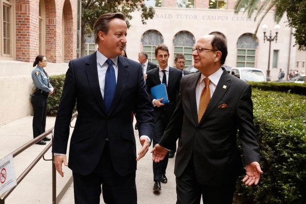 USC Hosts former British PM David Cameron