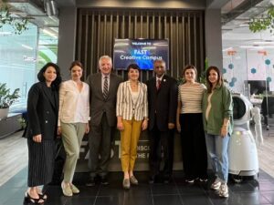 Viterbi's leadership visits the Foundation for Armenian Science and Technology (FAST), an organization that functions as an incubator for Armenian innovation, including supporting technology startups and research collaborations.