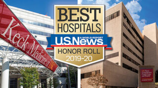 Keck Medical Center of USC named to 2019-20 U.S. News Best Hospitals Honor Roll