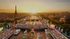 From a political perspective, the main benefit of the Olympics might be the athletes’ getting to their counterparts from other countries. (Image/©Paris2024)