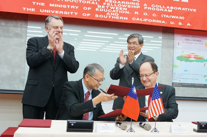 USC and Taiwan Ministry of Education create fellowships to train top scientists from Taiwan