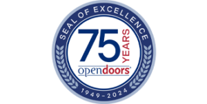 Seal of Excellence - 75 Years Open Doors